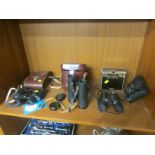 PAIR OF CARL ZEISS JENOPTEM 8X30W BINOCULARS WITH CASE, NOTAREM 10X40B MC BINOCULARS WITH CASE,