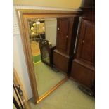 LARGE MIRROR WITH GILT EFFECT FRAME