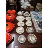 ASSORTED CHINA TEA WARE, SHORE AND COGGINS, WEDGWOOD ETC