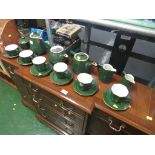 APILCO GREEN CHINA TEA AND COFFEE WARE