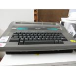 SHARP PORTABLE ELECTRIC TYPEWRITER (A/F)