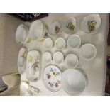 SMALL QUANTITY ROYAL WORCESTER EVESHAM OVEN TO TABLEWARE INC RAMIKINS, DISHES AND BOWLS WITH AN