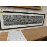 FRAMED AND GLAZED B/W PHOTOGRAPH DEPICTING HOOVER LIMITED MANAGER AND SUPERVISORS CONVENTION 1933.