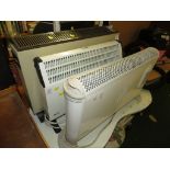 THREE ELECTRIC CONVECTOR HEATERS (ONE NEEDS PLUG)