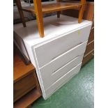 PLYWOOD WHITE PAINTED CHEST
