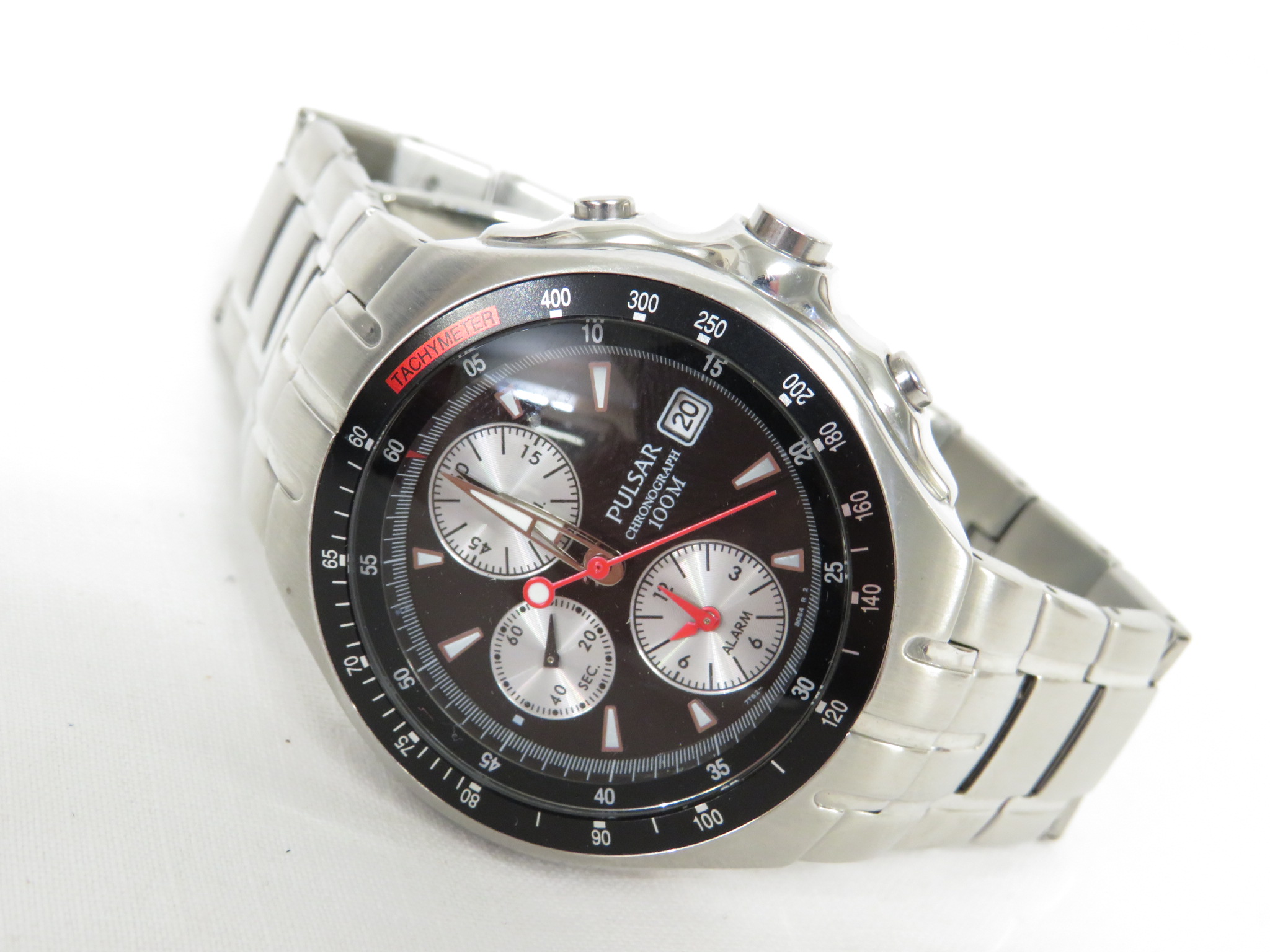 GENTS PULSAR CHRONOGRAPH WRISTWATCH WITH BOX - Image 2 of 2