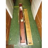 TEAK SPORTING CASE, ARCHERY OR SHOOTING (NO CONTENTS)