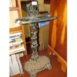 CAST METAL UMBRELLA AND STICK STAND