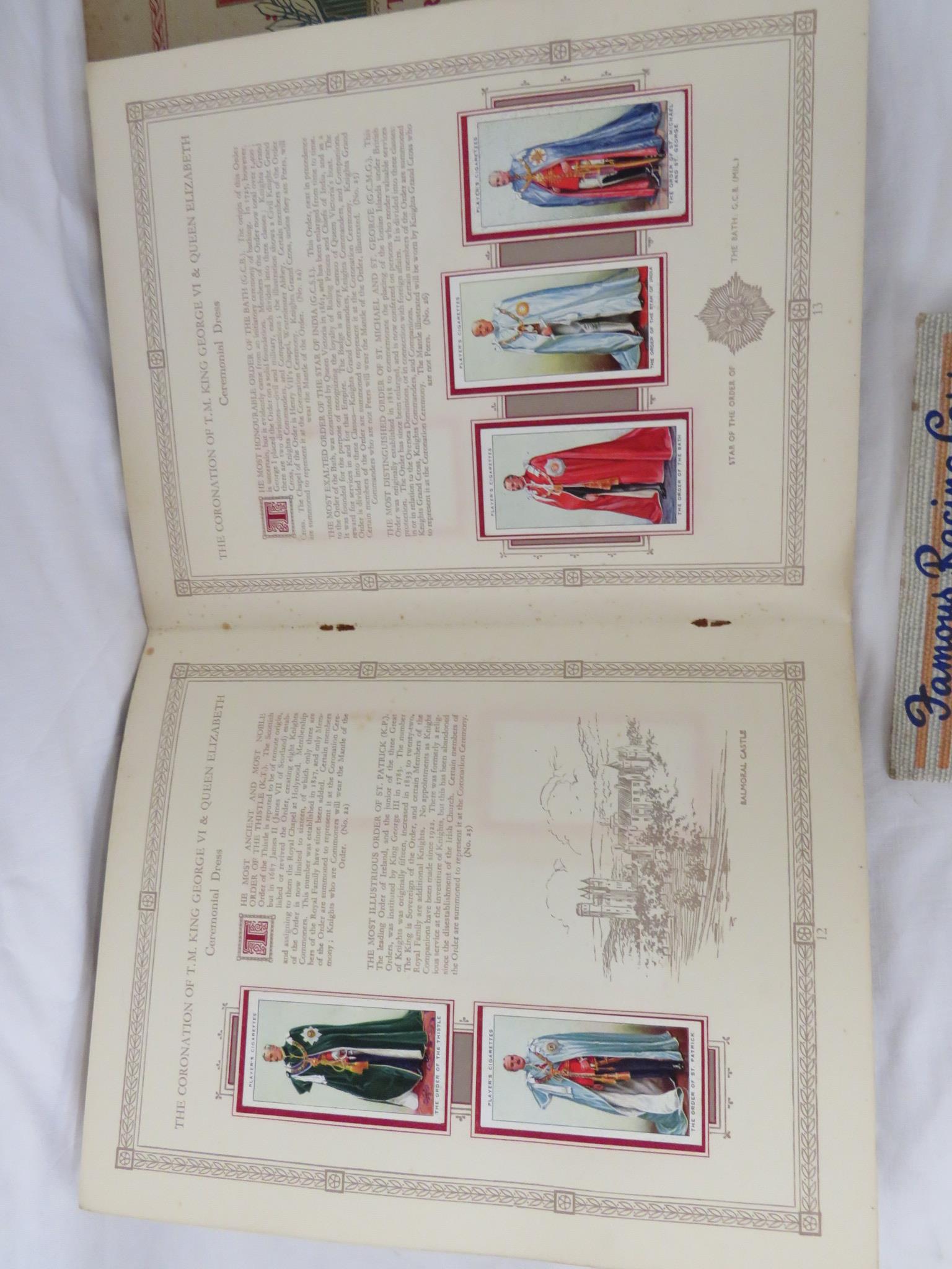 JOHN PLAYER CIGARETTE CARD ALBUMS - MILITARY UNIFORMS AND 1937 CORONATION, AND A PACK OF CELESQUE - Image 2 of 2
