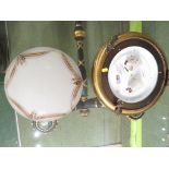 REPRODUCTION DECO STYLE CEILING LIGHT FITTING (REQUIRES PROFESSIONAL INSTALLATION)