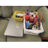 Quantity of art materials including paints, pencils, pastels etc. As found