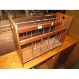 TEAK MAGAZINE RACK