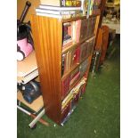 TEAK FIVE SHELF OPEN BOOKCASE