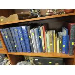 SHELF OF MARITIME AND AIRCRAFT BOOKS INCLUDING JANES