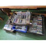 FOUR BOXES OF CD'S INCLUDING POP, ROCK, EASY LISTENING AND CLASSICAL TITLES