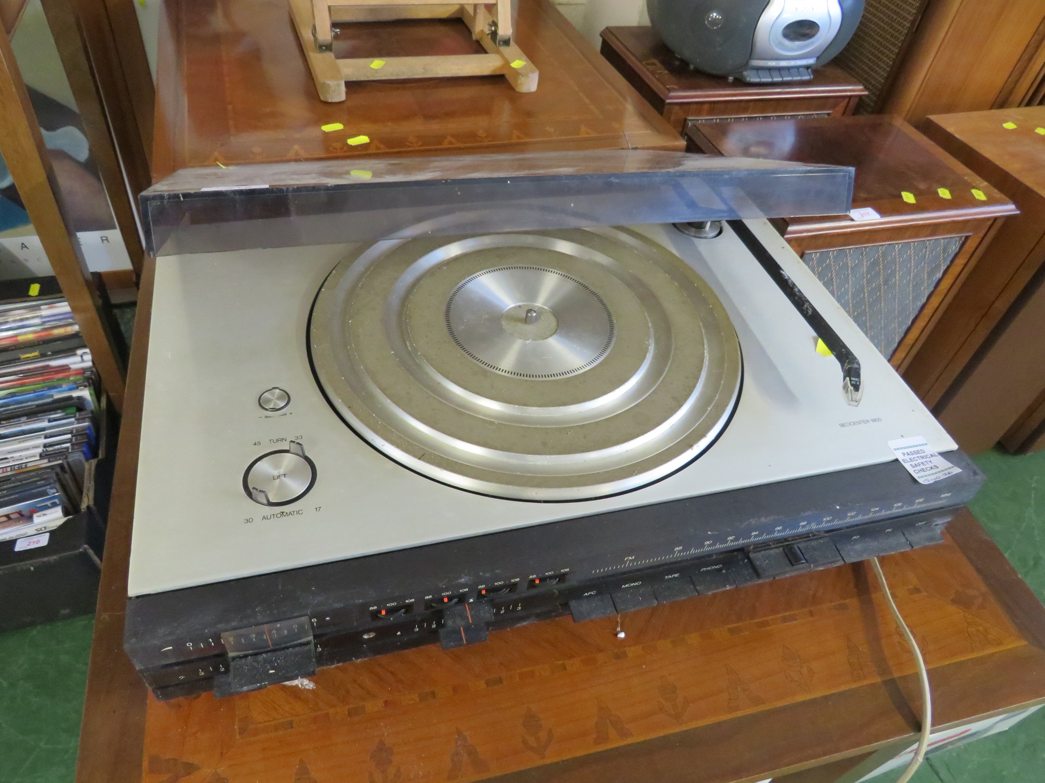 BANG & OLUFSEN FTZ 140/215 TURNTABLE (A/F, NEEDS PLUG)