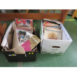 TWO BOXES OF SHEET MUSIC AND THEATRE PROGRAMMES