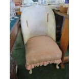 VINTAGE LOOM STYLE BEDROOM CHAIR