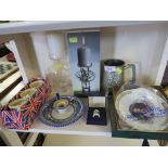 EMMA BRIDGEWATER BOX SET OF THREE CANDLES, BOXED DARTINGTON CRYSTAL CANDLE HOLDER, CARTER STABLER