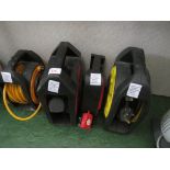 FOUR ELECTRIC EXTENSION REELS