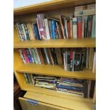 THREE SHELVES OF BOOKS