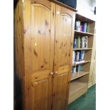 NARROW COMPOSITE PINE WARDROBE