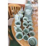 WOODS WARE BERYL PALE GREEN GLAZED TEA COFFEE AND DINING CHINA