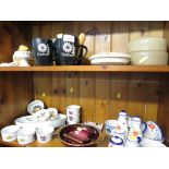 ROYAL WORCESTER RAMMEKINS TOGETHER WITH OTHER DINING CHINA AND POTTERY, AND CARLTONWARE ROUGE ROYALE