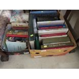 TWO BOXES OF REFERENCE BOOKS