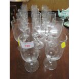 SEVENTEEN GERMAN BEER GLASSES ETCHED WITH CROWN S MARK