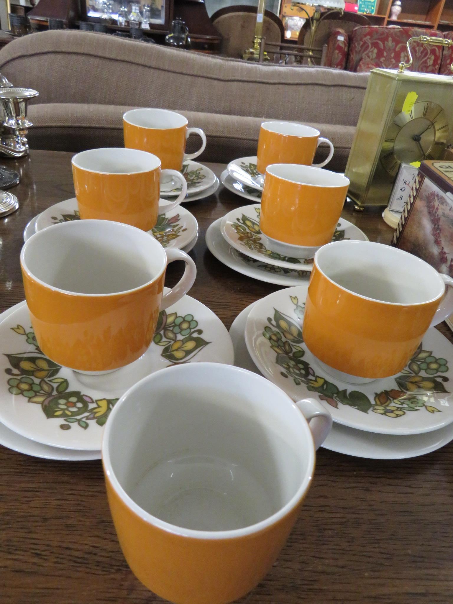 ROYAL DOULTON FOREST FLOWER TEA CUPS AND SAUCERS - Image 2 of 2