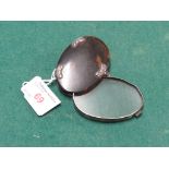 LATE 19TH CENTURY OVAL MAGNIFYING GLASS IN TORTOISESHELL CASE