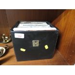 VINYL 45 RPMS - CASE OF MAINLY 80S INCLUDING STONES, REM (ORANGE CRUSH), GENESIS, GUNS N' ROSE ETC