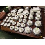 LARGE SELECTION OF ROYAL DOULTON SHERBROOKE DINNER, TEA AND COFFEE WARE