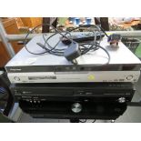 PIONEER DVD RECORDER TOGETHER WITH PASOSONIC DVD RECORDER WITH ONE REMOTE AND MANUAL (ONE ITEM NEEDS