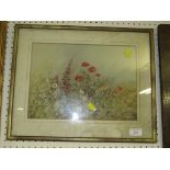 FRAMED AND GLAZED LIMITED EDITION PRINT OF FLOWERS AFTER PAMELA NOYSE, SIGNED AND NUMBERED 80/500