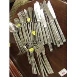 QUANTITY OF NORITAKE STAINLESS STEEL CUTLERY