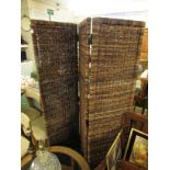 RUSH WOVEN THREE PANEL ROOM DIVIDER