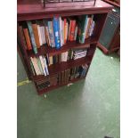 WOOD EFFECT OPEN BOOK CASE