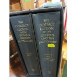 COMPACT EDITION OF OXFORD DICTIONARY IN SLIP CASE