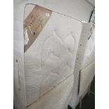 SHAKESPEARE BEDS CLEOPATRA SINGLE STORAGE DIVAN BED WITH UPHOLSTERED HEADBOARD