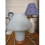 THREE ASSORTED TABLE LAMPS