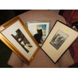 THREE FRAMED PICTURES