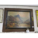 FRAMED LANDSCAPE PRINT OF HIGHLAND SCENE