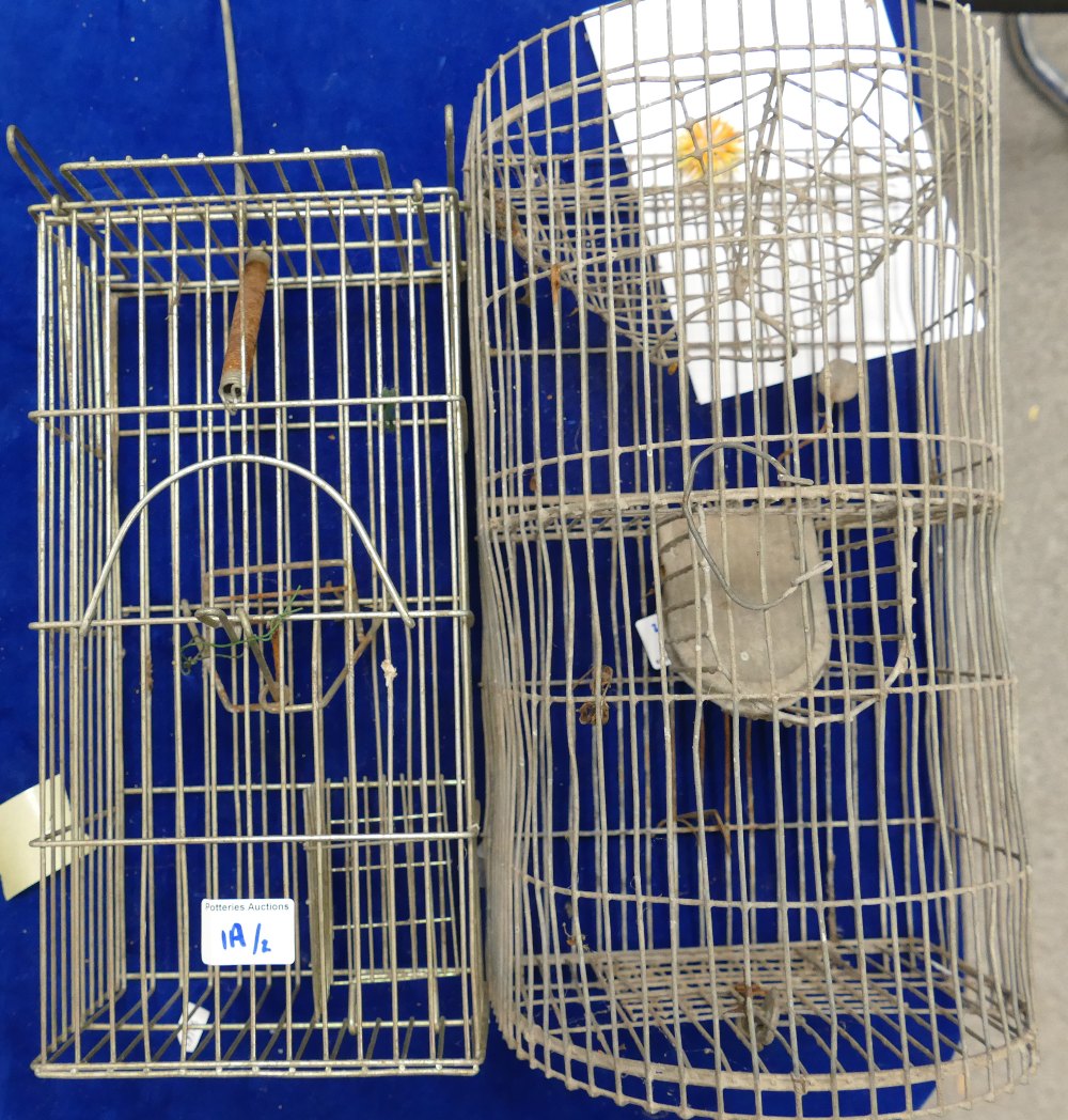 Two wire type vintage rat traps (2)