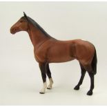 A Beswick model of a Thoroughbred Stallion: matt brown 1922.