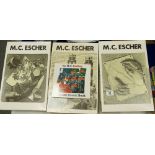 Selegiochi M.C.Escher 1000 piece jigsaw puzzles: All boxed together with similar puzzle book.