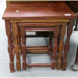 20th Century Oak Nest of tables: