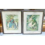 Two Framed Religious themed prints: