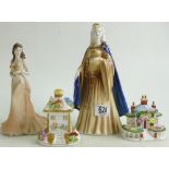 Coalport items: Coalport lady of the Nor